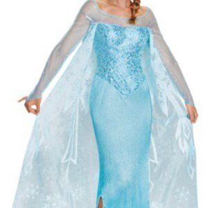 Elsa Frozen I dress costume added probably over 1000+ rhinestones - Adult Med/Lg
